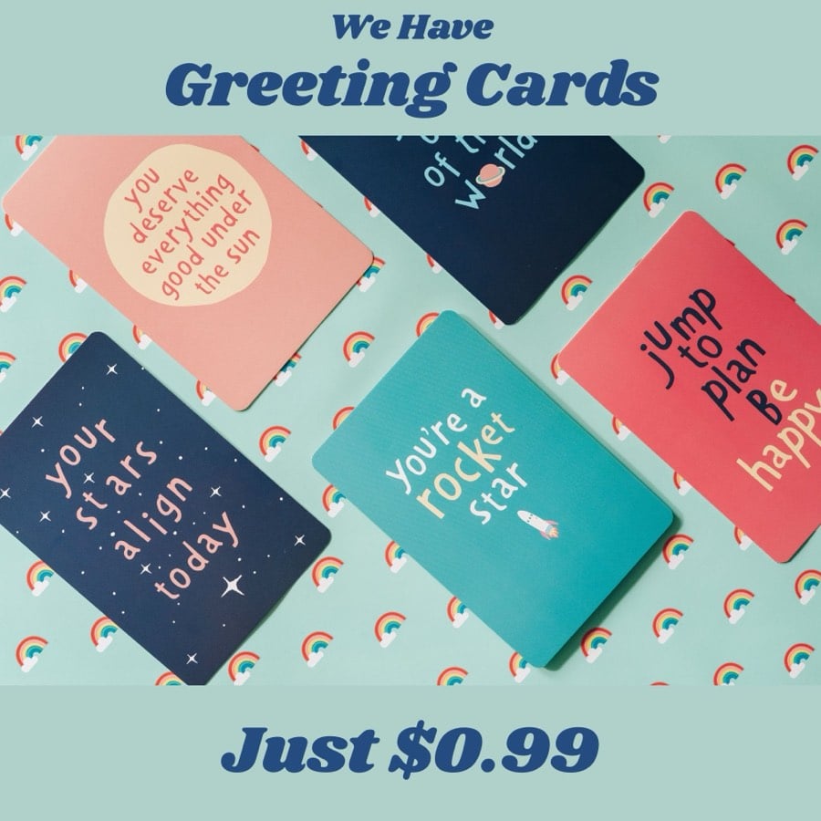 A selection of greeting cards