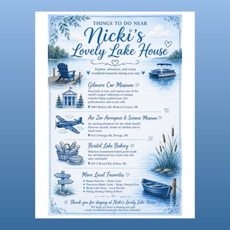 A printed local guide